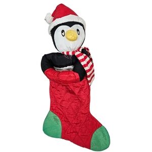 Unbranded 3D Nylon Penguin Christmas‎ Stocking  W52